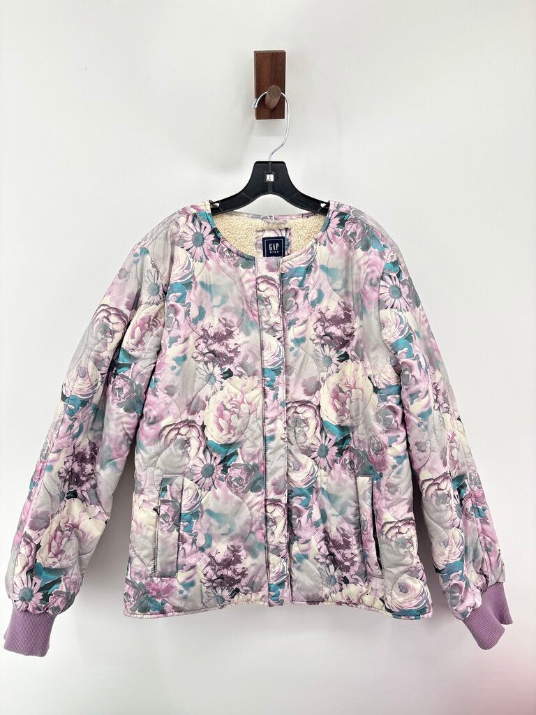 quilted floral jacket