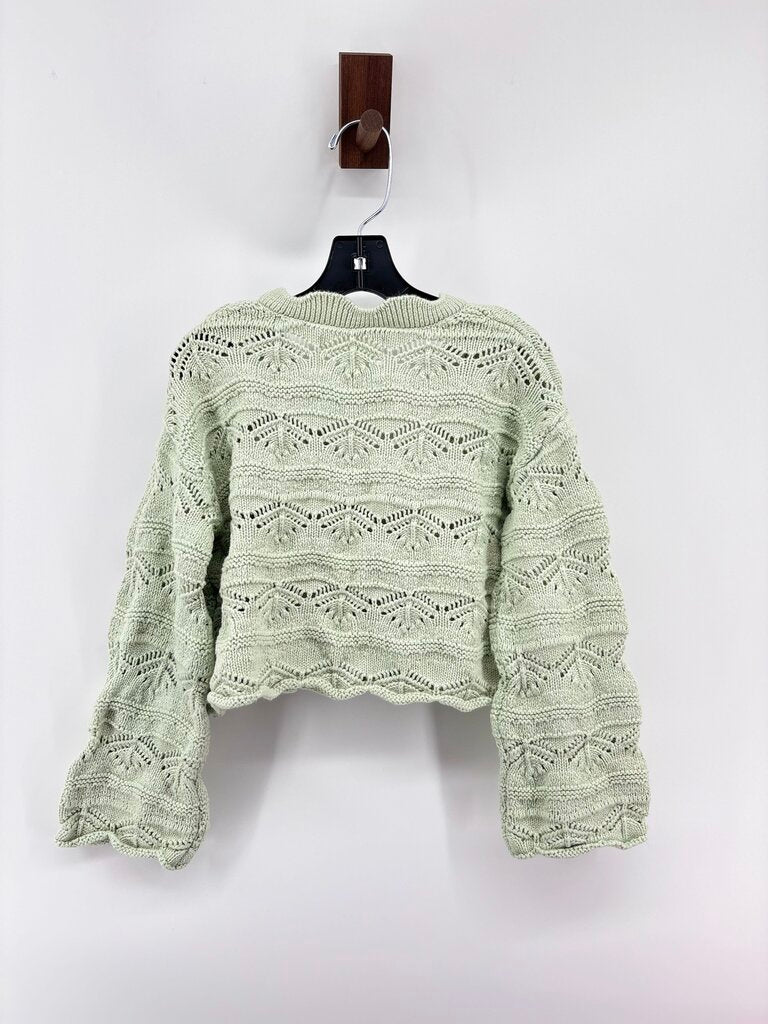 knit cropped cardigan