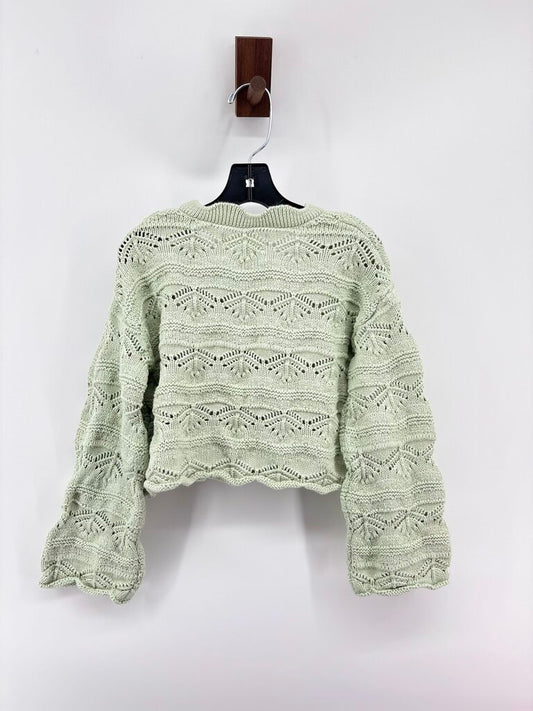 knit cropped cardigan