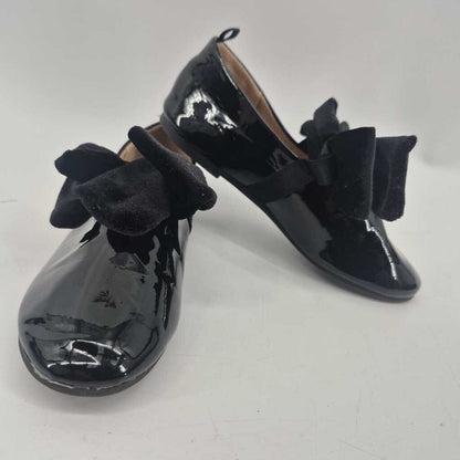 Patent Ballet Flats with Velvet Bow