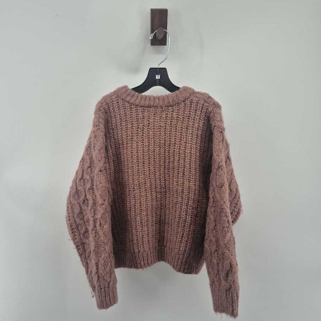 Cable knit cardigan
