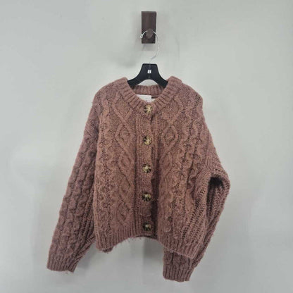 Cable knit cardigan