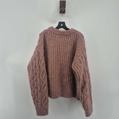 Cable knit cardigan