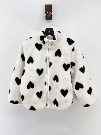 sherpa zip up jacket