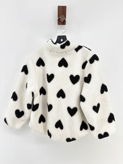 sherpa zip up jacket