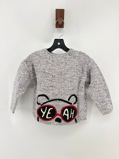 knit crew neck sweater