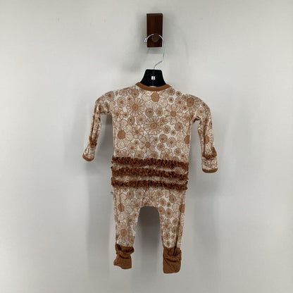 Floral sleeper with ruffles