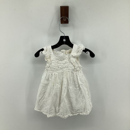 Embroidered babydoll dress with built in bodysuit