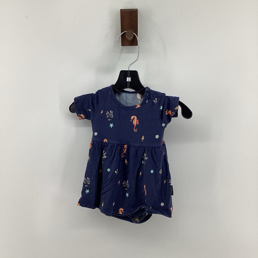 newborn seahorse onesie dress
