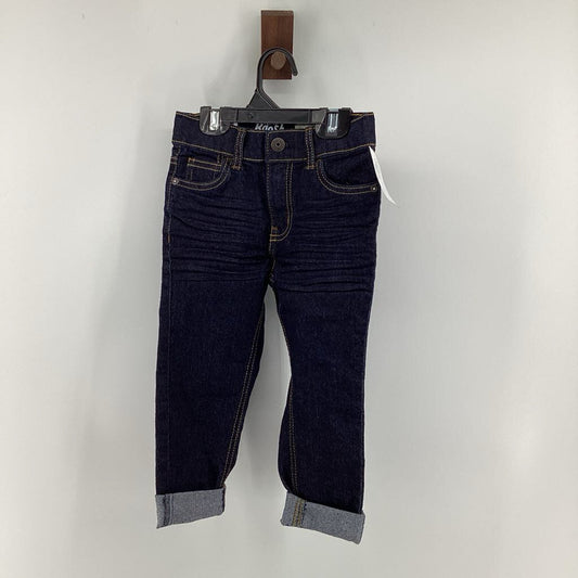 Tags on, denim