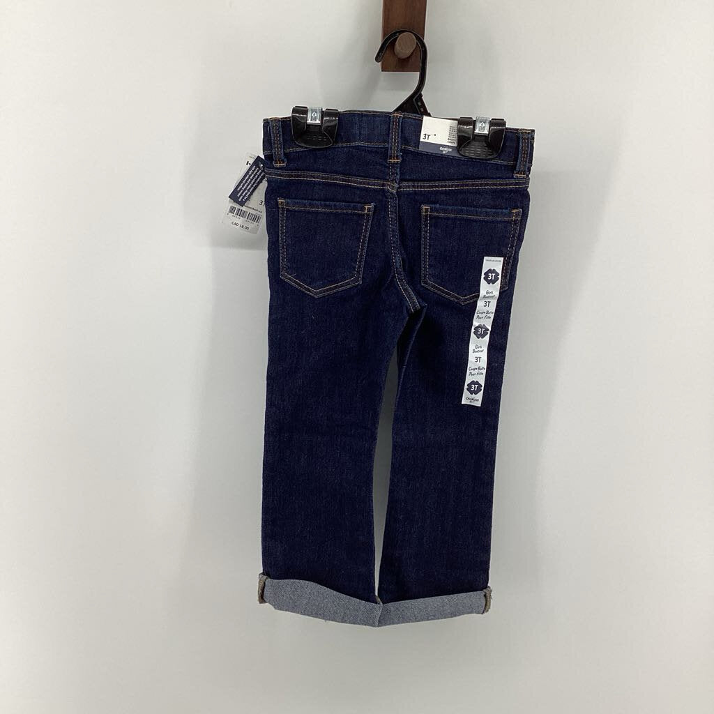 Tags on, denim