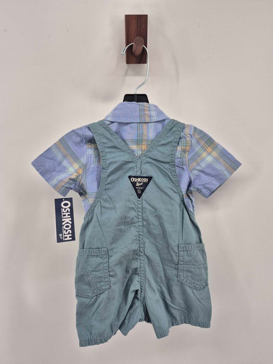 Tags on, bodysuit and overall