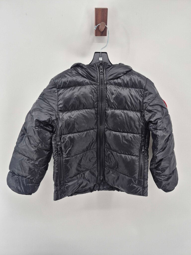 Down hooded jacket