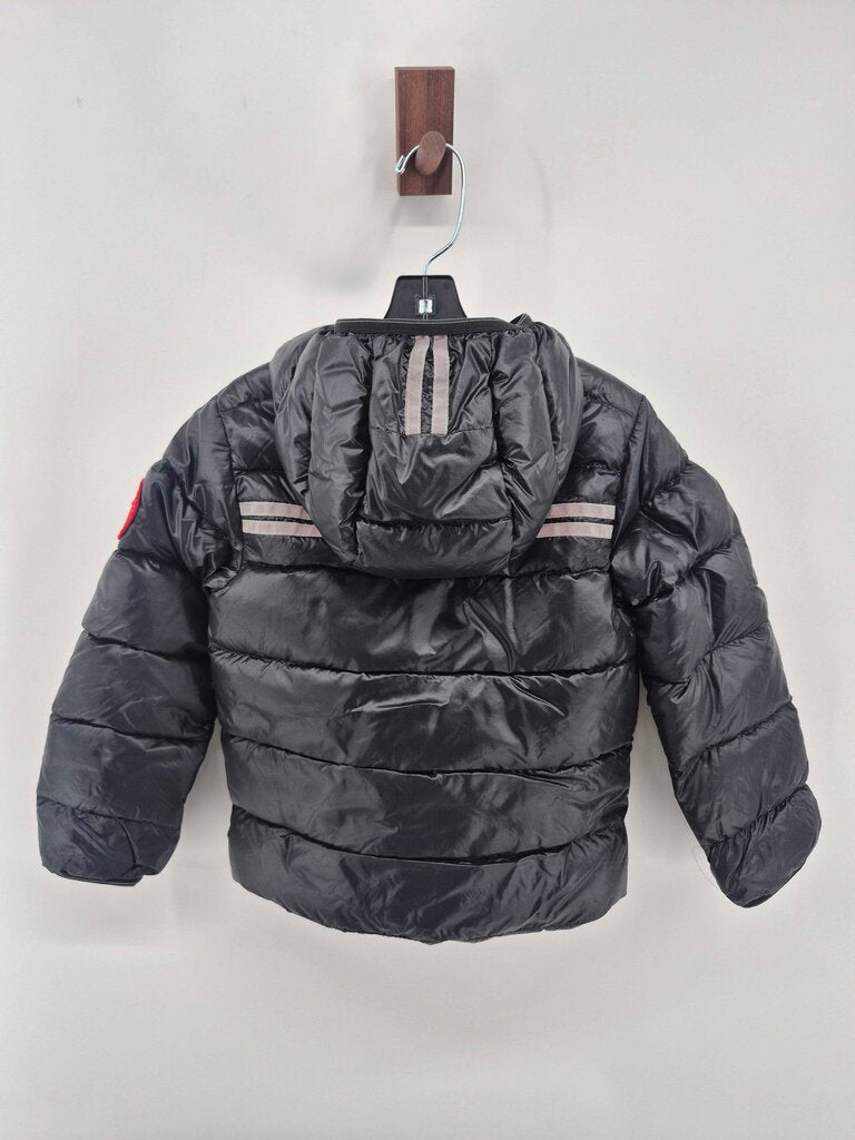 Down hooded jacket