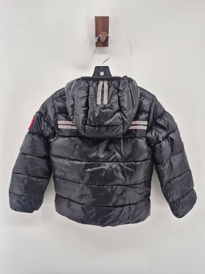 Down hooded jacket