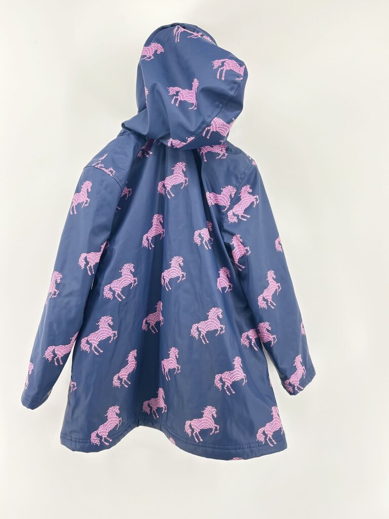 Pink Horse Raincoat
