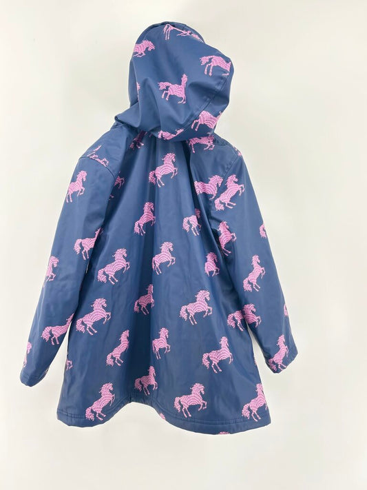 Pink Horse Raincoat