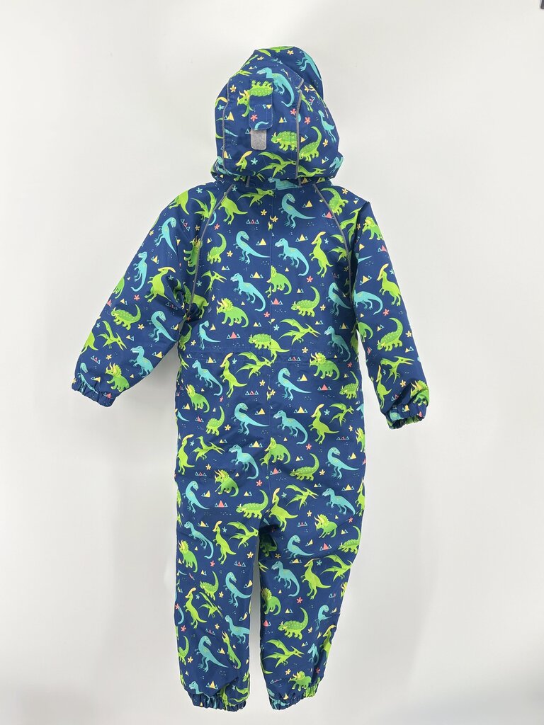 dinosaur fleece lined rain suit