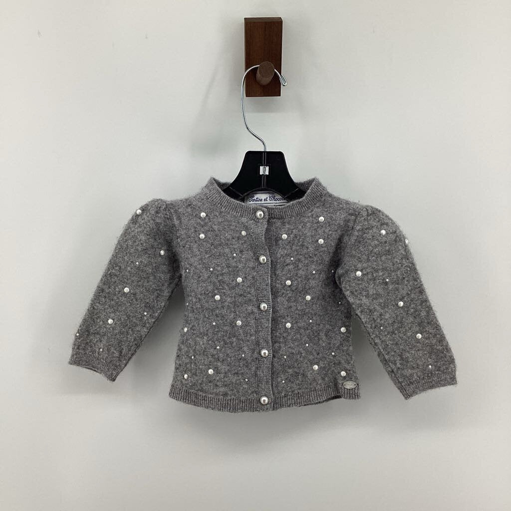 Wool blended cardigan