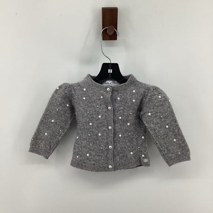 Wool blended cardigan