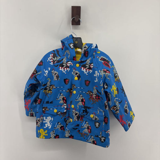 Jousting Knights.Terry Cloth Lined Raincoat