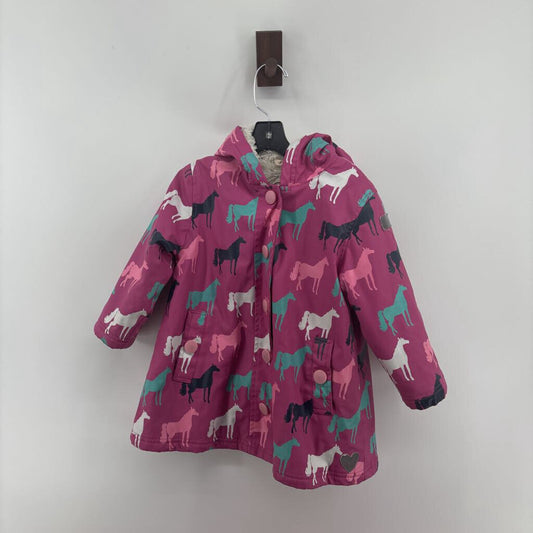 Lined Raincoat. Horses
