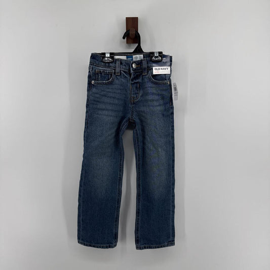 Tags on, denim