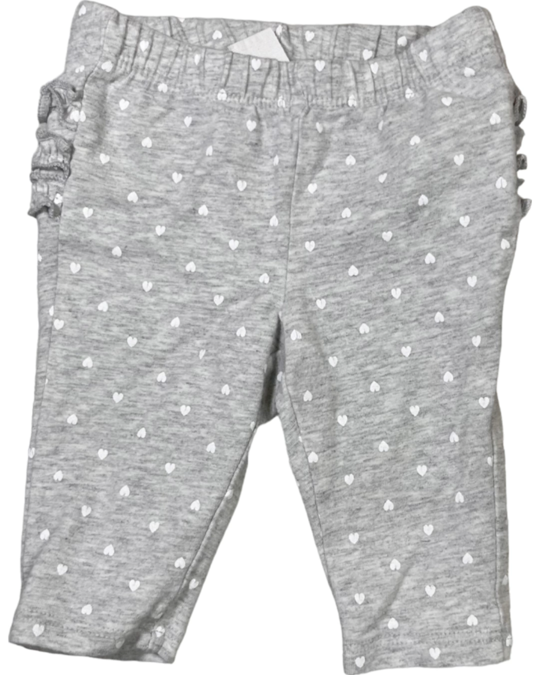 Grey Heart pants (0-3M)