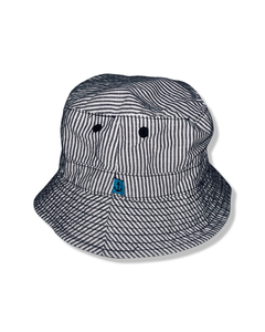 Blue with White Anchors Reversable Hat (12M)