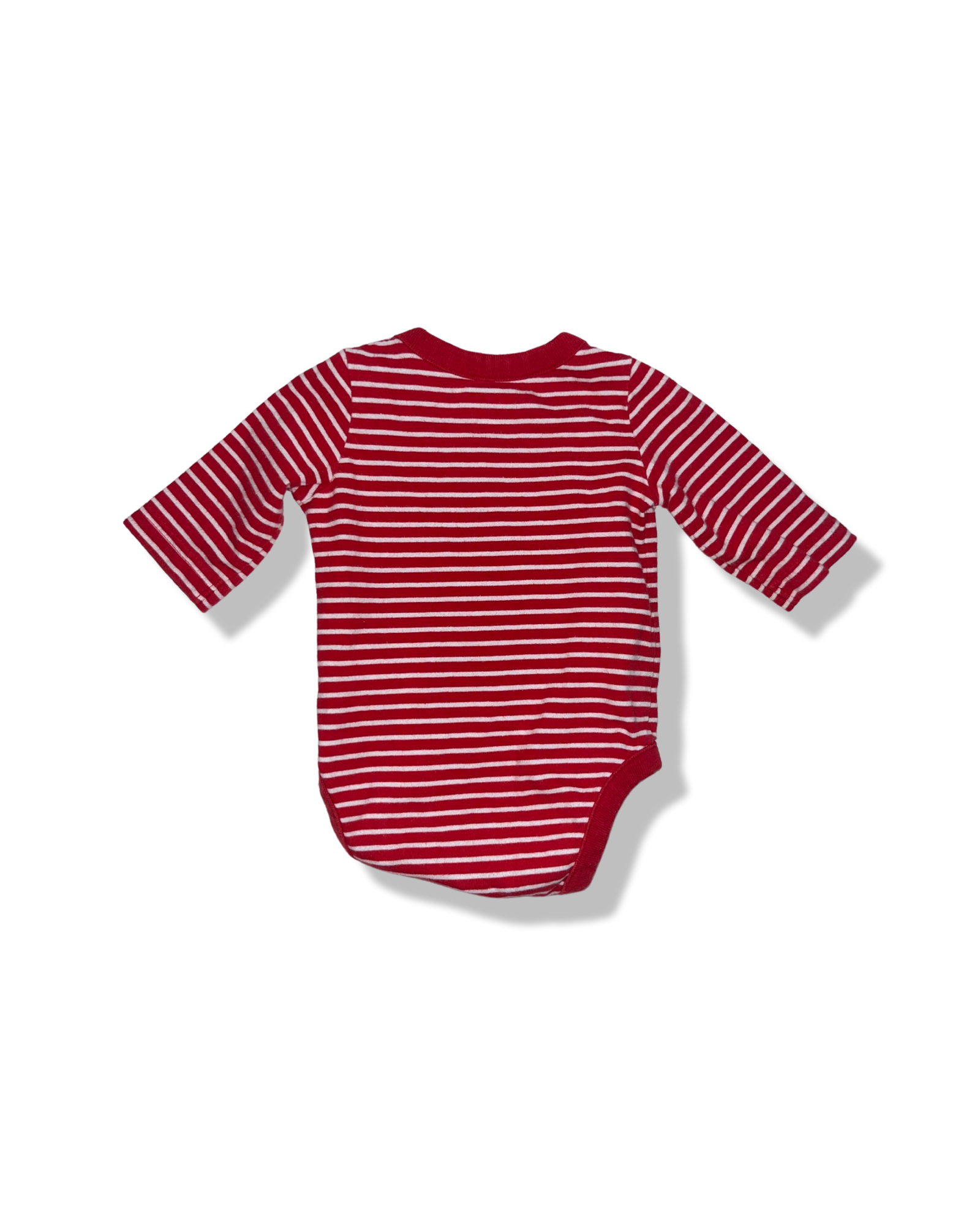 Baby Gap Red and White Stripe Long Sleeve (0-3M)