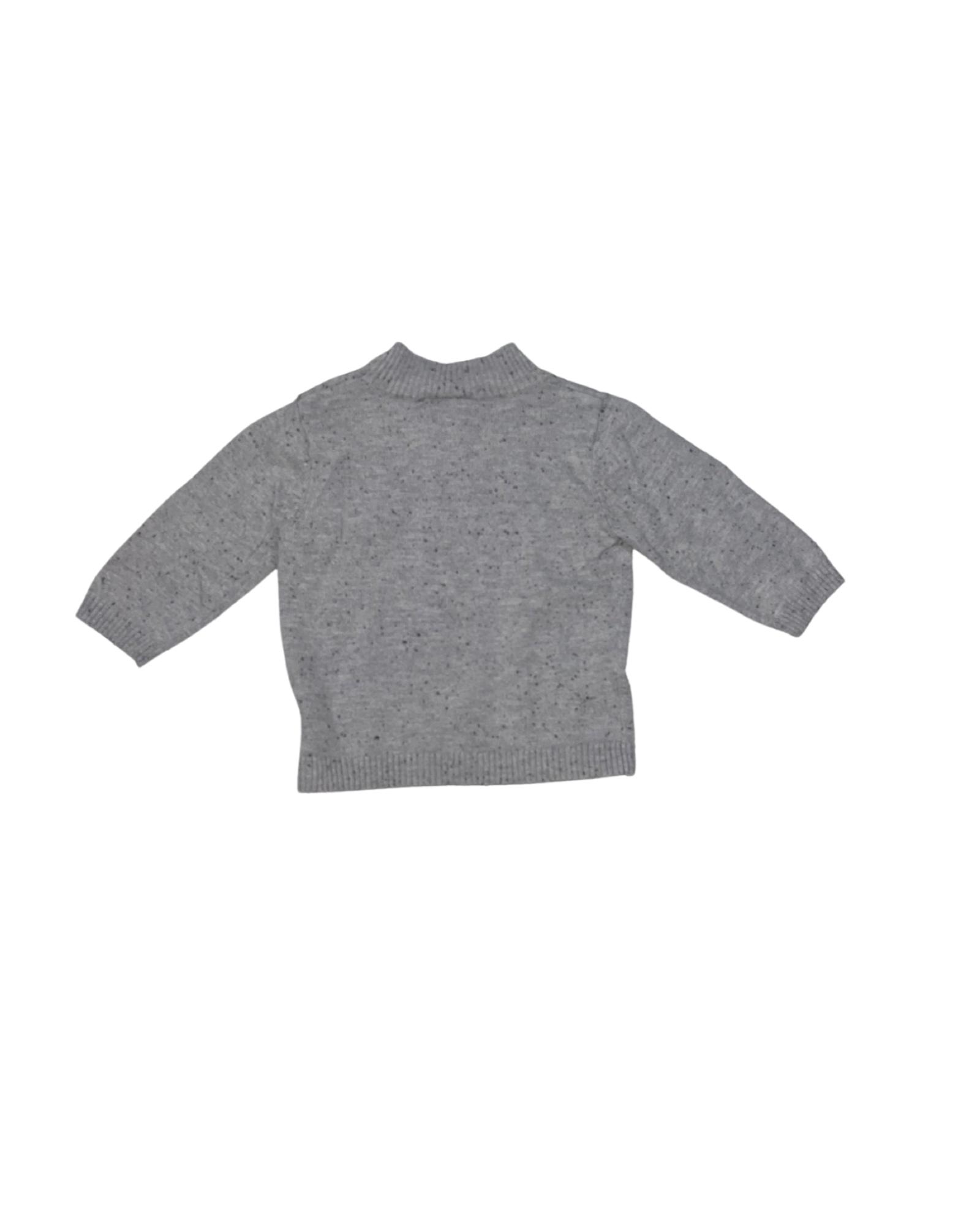 H&M Grey Sweater with Brown Patch (4-6M)