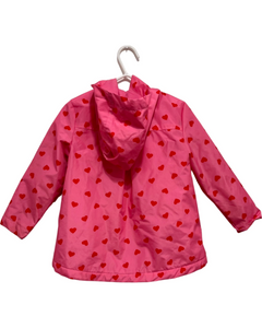 Pink Heart Rain Jacket (18-24M)