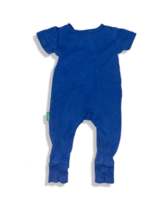 Parade Blue Short Sleeve Bodysuit (6-12M)