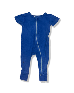 Parade Blue Short Sleeve Bodysuit (6-12M)