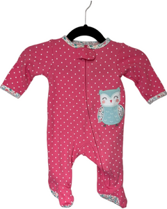 Pink Polka Dot Sleeper (3M)