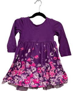 Purple Flower Dress (2T)