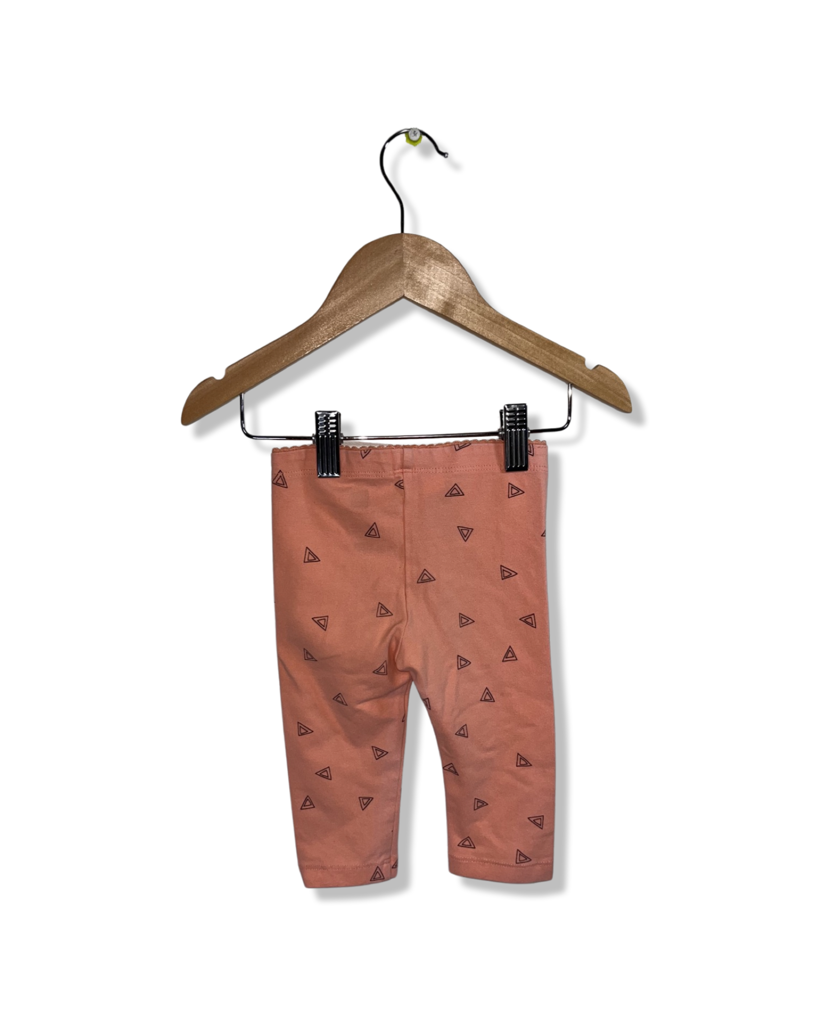 Tea pink pants with triangles (2)
