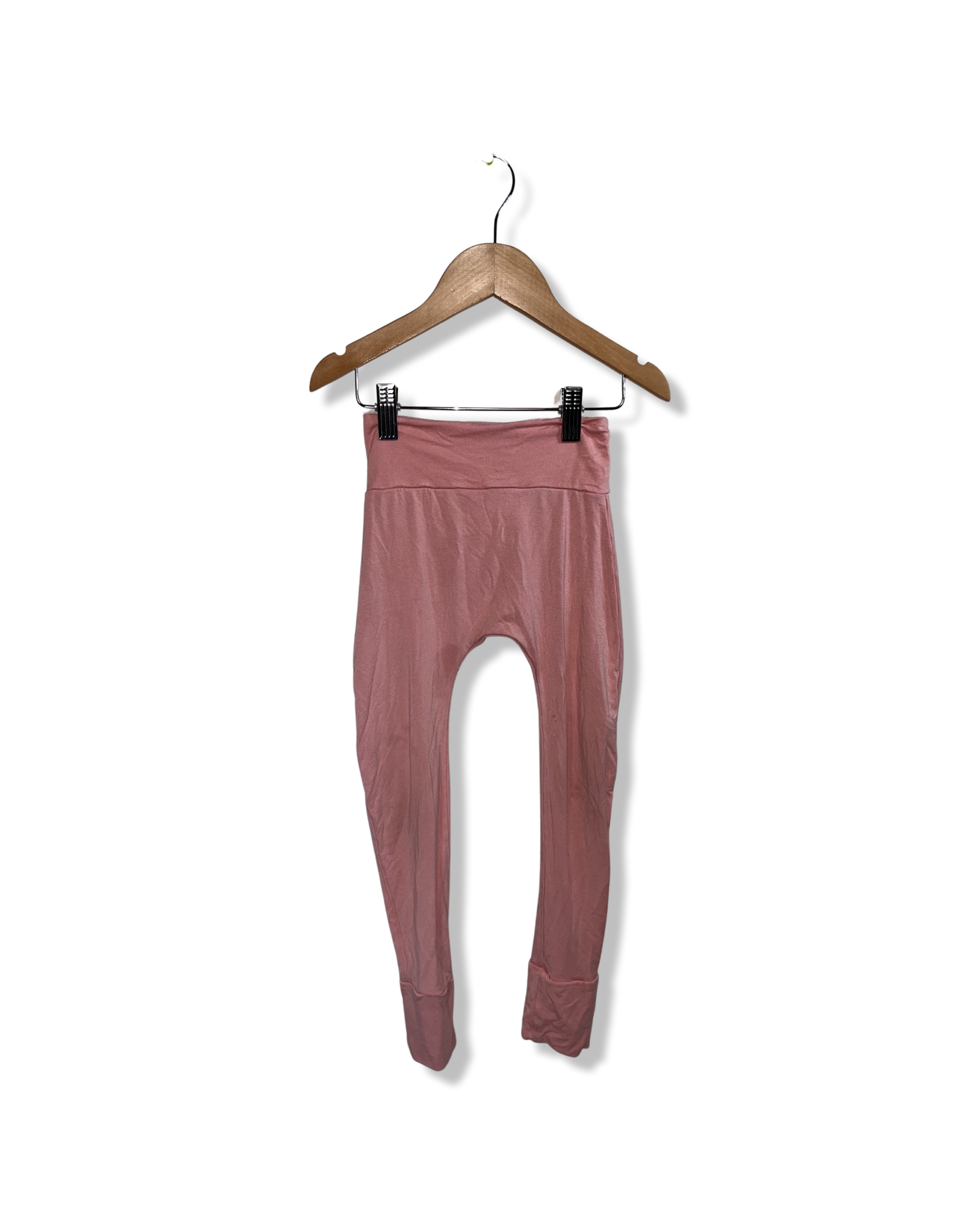 Love Mom Pink Bamboo Grow With Me Pants (4-6Y)