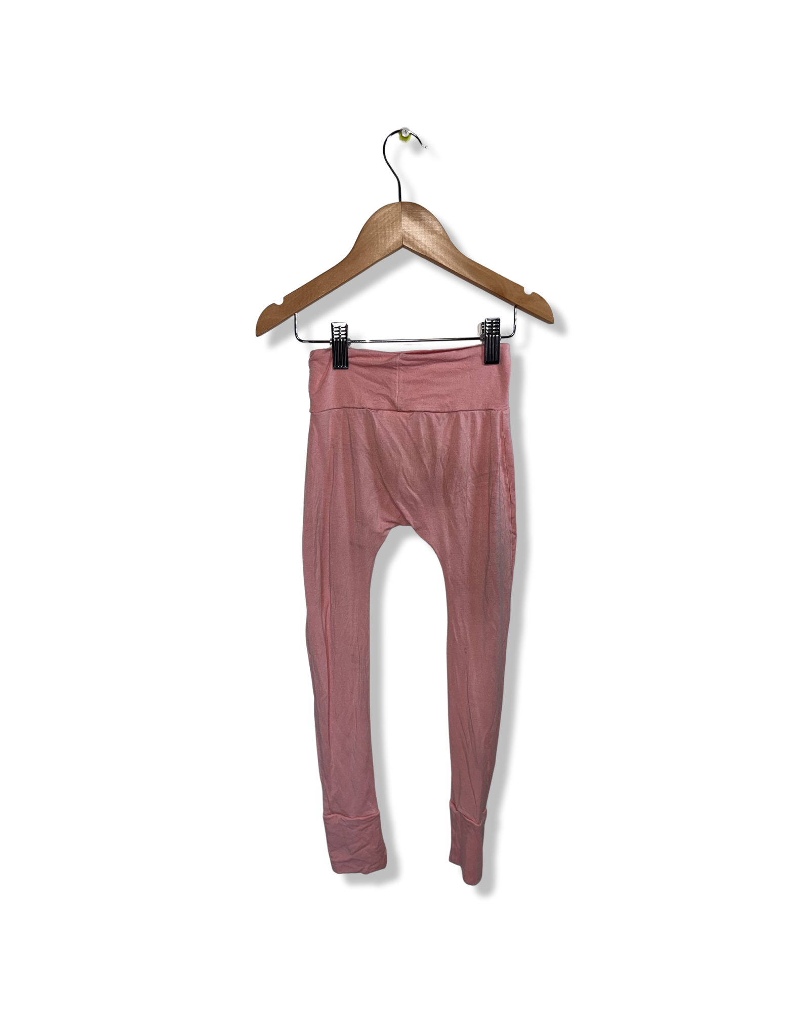 Love Mom Pink Bamboo Grow With Me Pants (4-6Y)