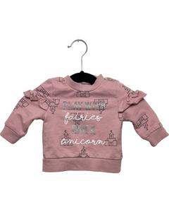 Play with Fairies, Ride a Unicorn sweater (3M)