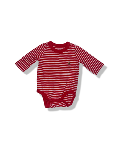 Baby Gap Red and White Stripe Long Sleeve (0-3M)