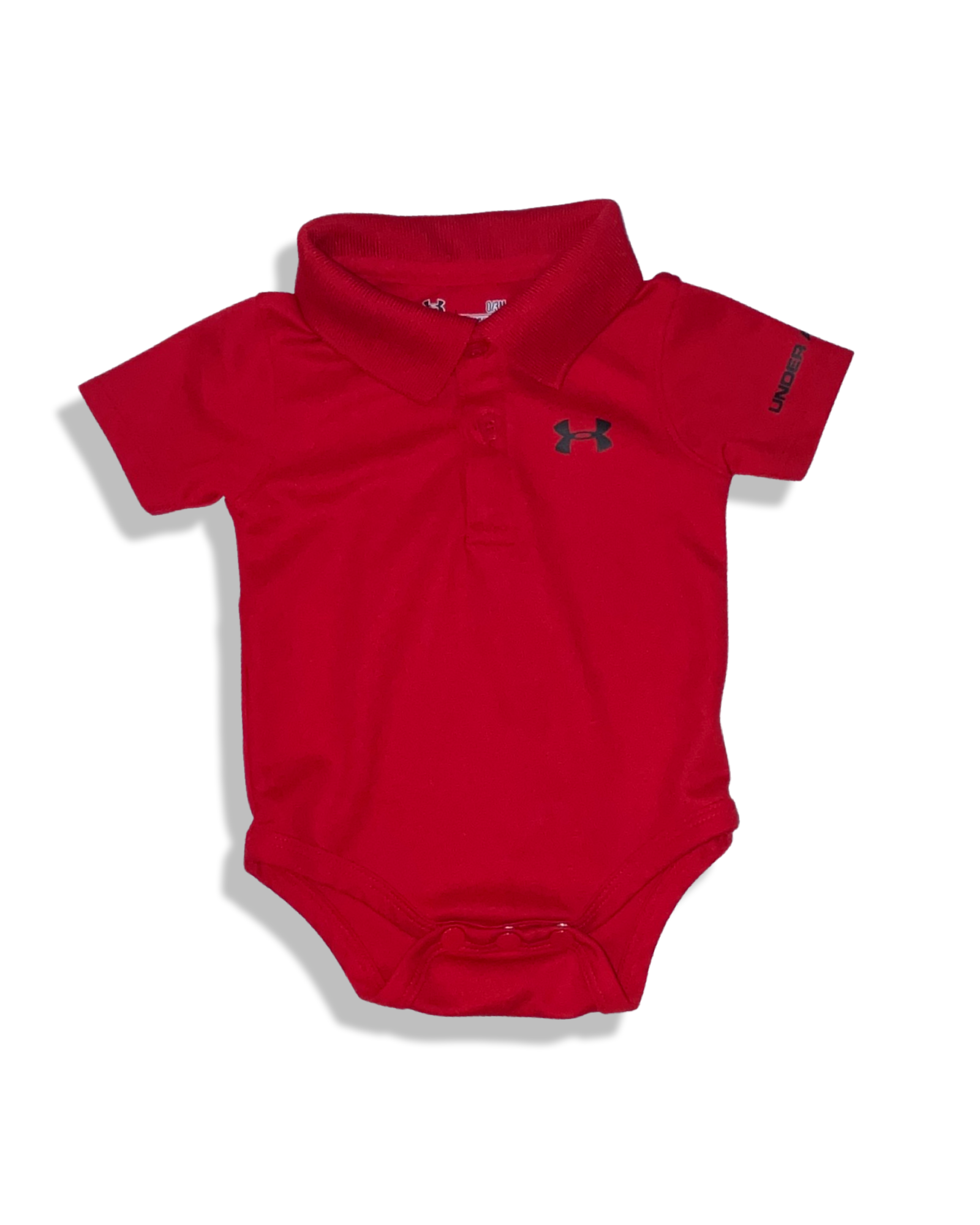 Under Armour Red Onesie with Collar Outfit (0-3M)