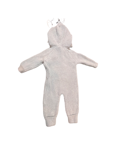 Jamie Kay Brown Knit Romper with Ears (6-12M)