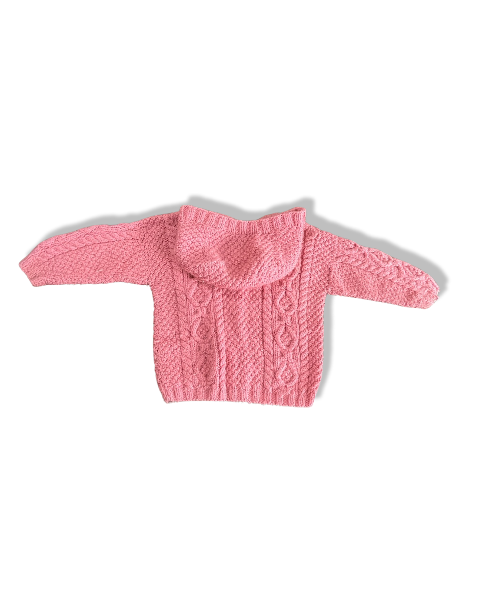 Handmade Knit Pink Sweater (2T)