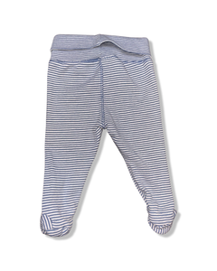 H&M Blue Blue and White Footed Pants (NB)