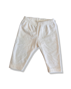 Baby Gap White Velvet Pants (0-3M)