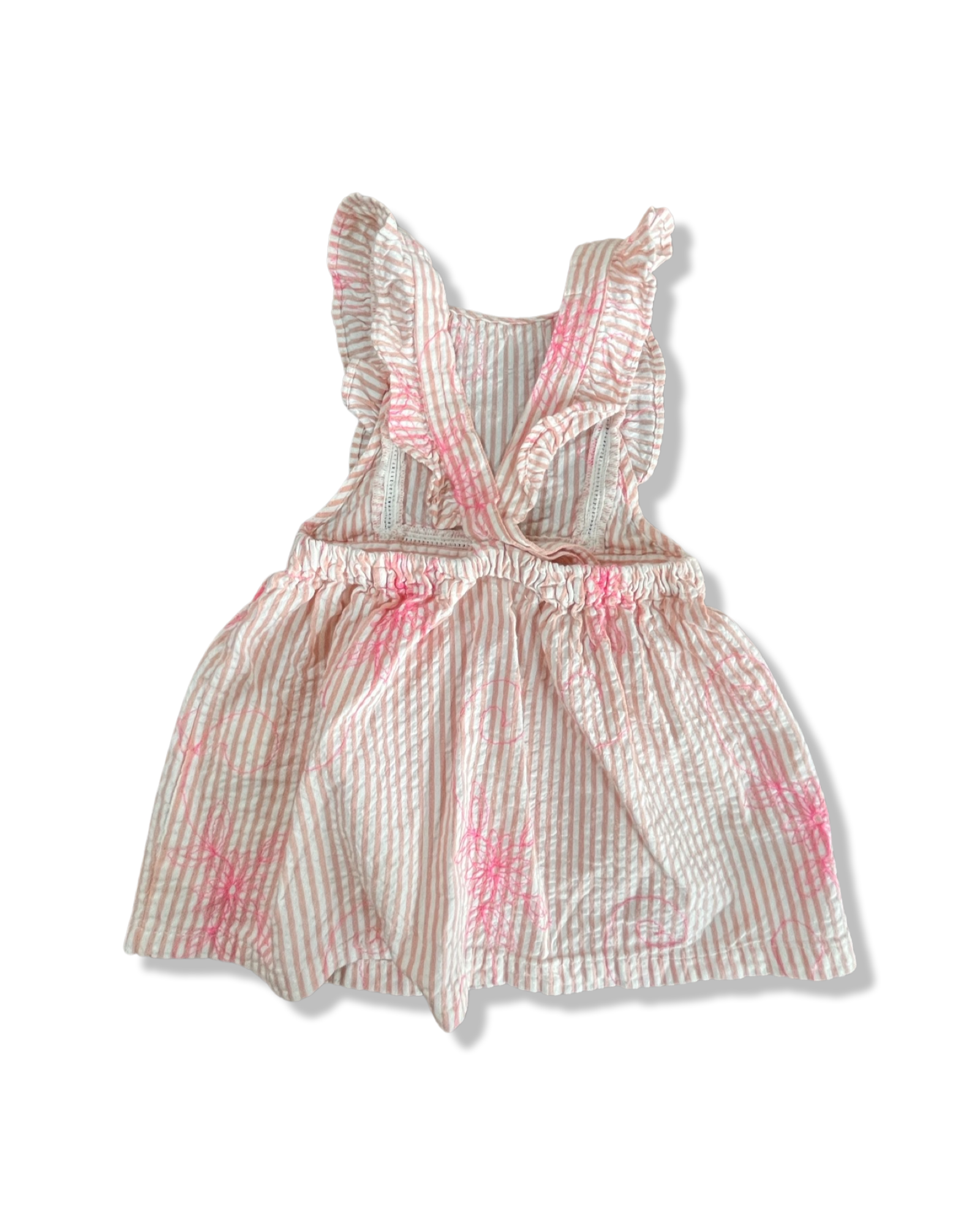 Zara Pink Overall Dress (18-24M)