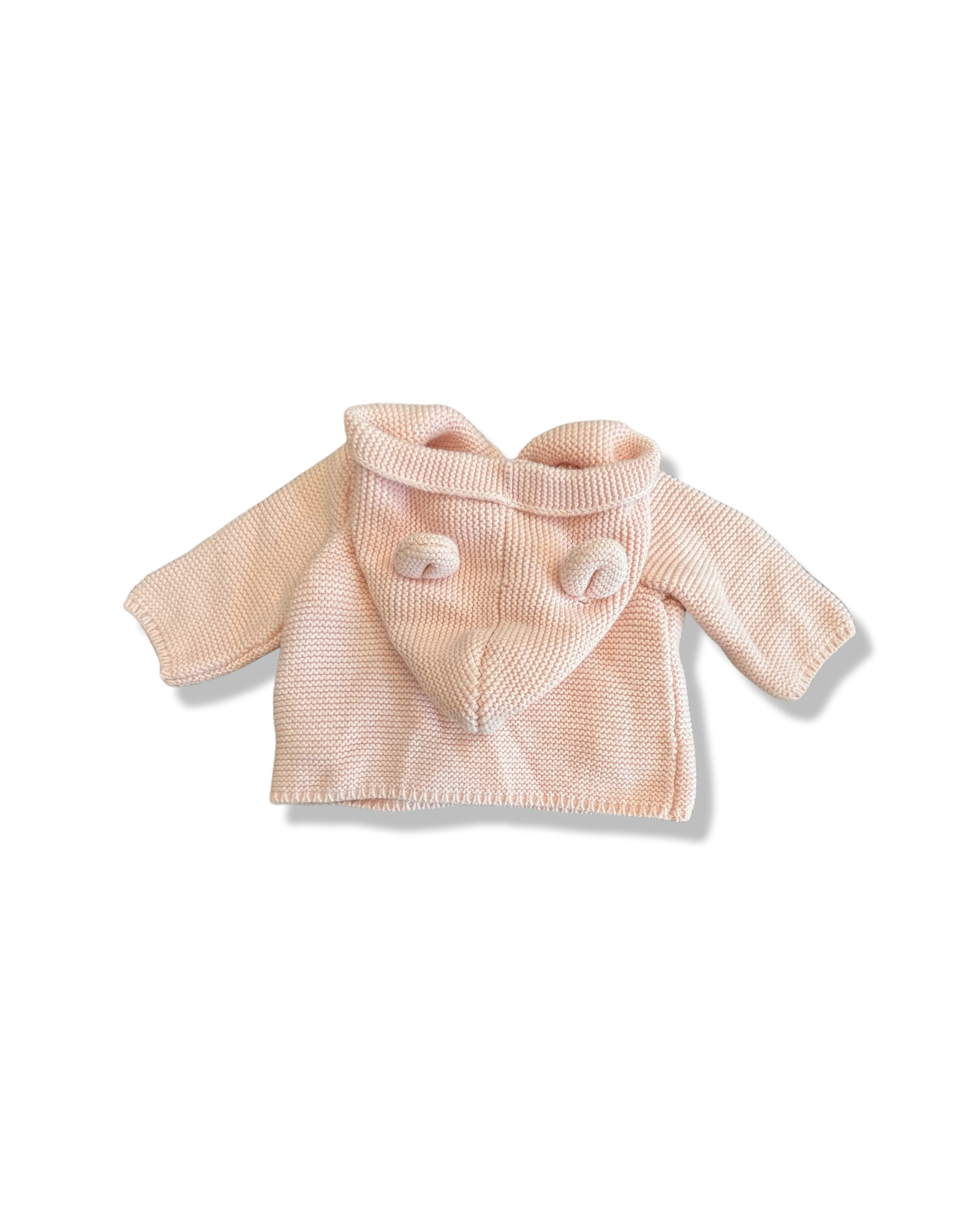 Baby Gap Pink Knit Sweater with Ears (3-6M)