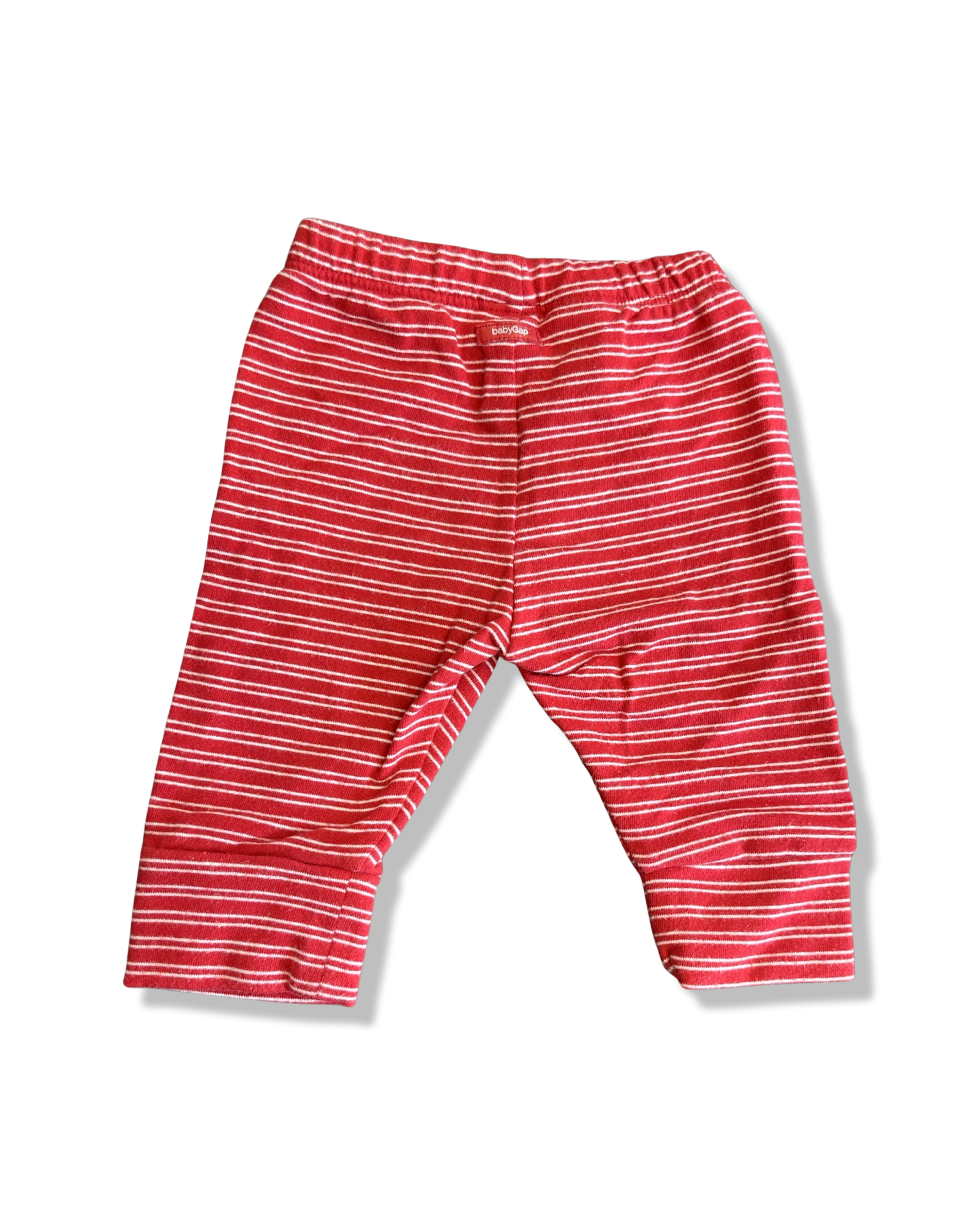 Baby Gap Red and White Stripe Pants (0-3M)