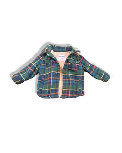 Old Navy Green Tartan Jacket (12-18M)